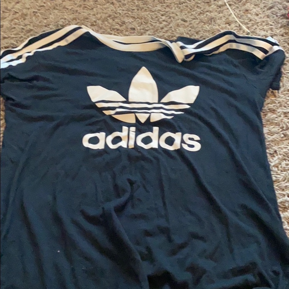 adidas black shirt